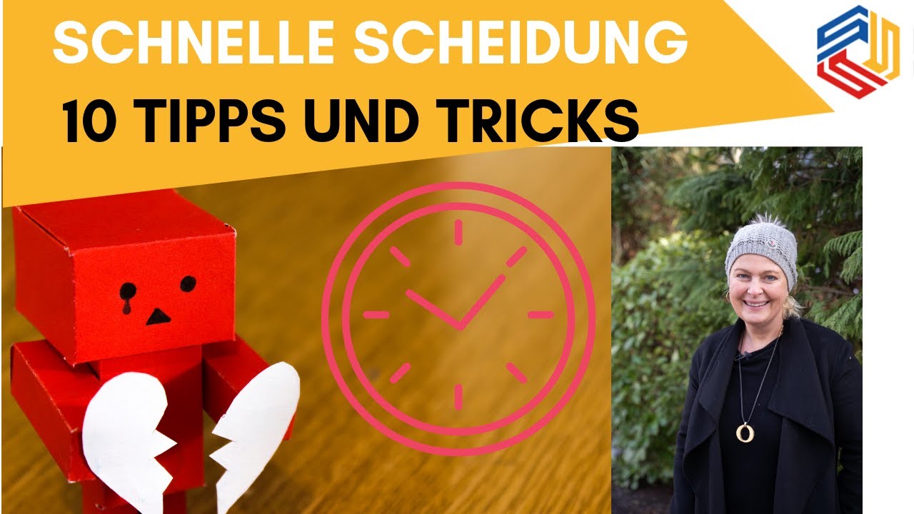 Schnelle Scheidung! 10 Tipps sparen Geld und Nerven! Seid schlau schaut das Video RA Seiter