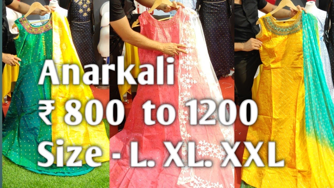 No 1 Offer In #Sowcarpet Shopping | Anarkali Dress Collection | Heavy Clearance Sale