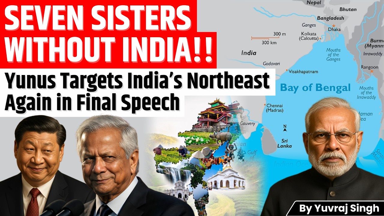 Why Did Yunus Mention “Seven Sisters” But Not India?Yunus’ Final Speech Sparks Debate | China |