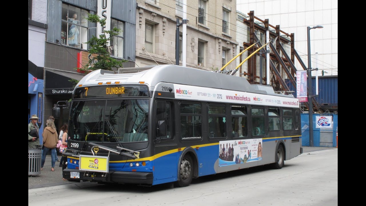 VANCOUVER TROLLEYBUSES AUG 2012