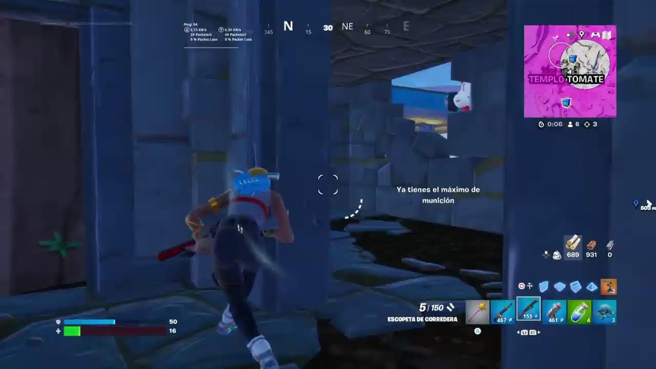 GANADO OG FORNITE SOLO ARMAS AZULES