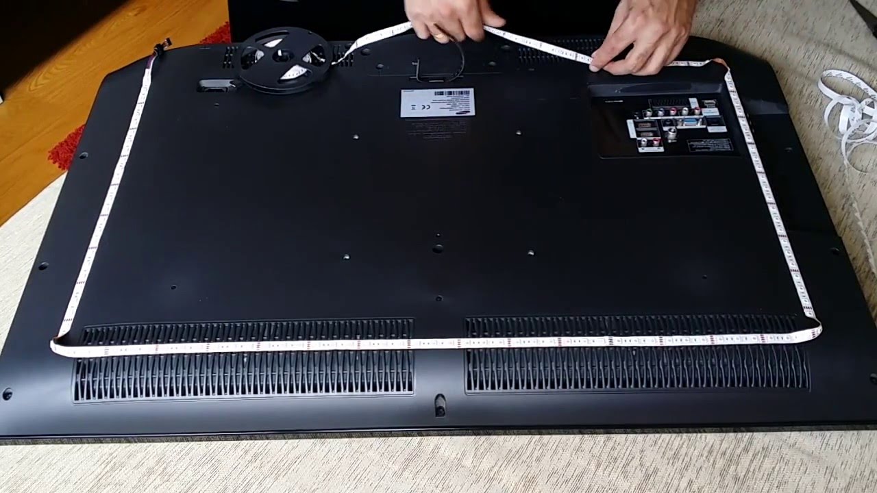 Cómo Instalar Tira Led en el Televisor. Led TV Backlight Installation Strip Lights RGB DIY