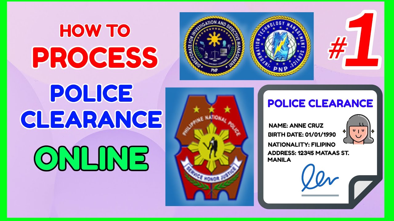 Police Clearance Online : Paano Mag Register sa Police Clearance Certificate