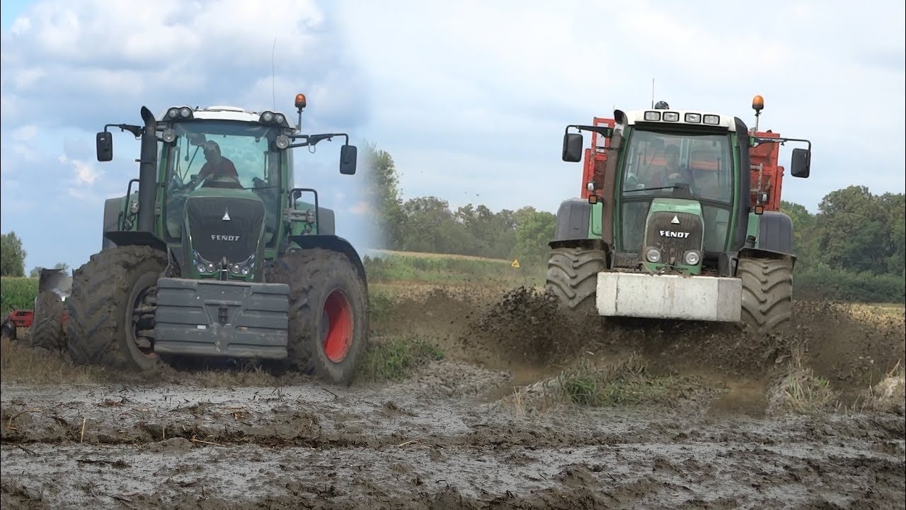 Extremalna Mokra Orka W Błocie Na 11 Skib ! Rozrzucanie Obornika 3X Fendt 2x JD GRU Marciniak