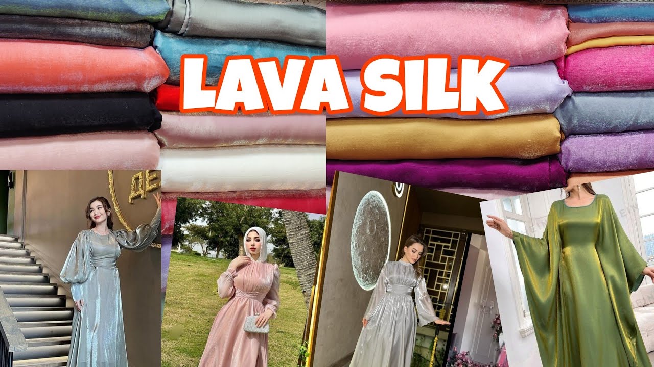 New colors of Lava silk available for suit & Maxi 
