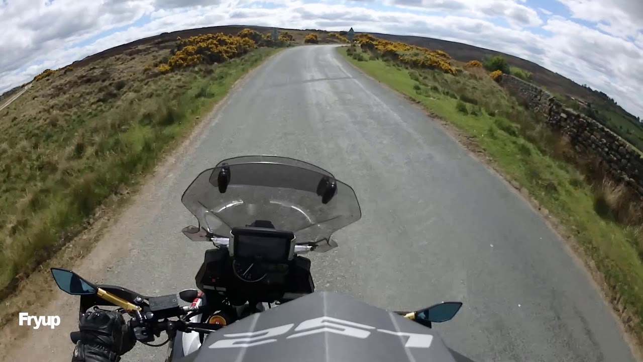 Scarborough to Rosedale Chimney Bank over the North Yorkshire Moors, UK, Suzuki VStrom 1000A