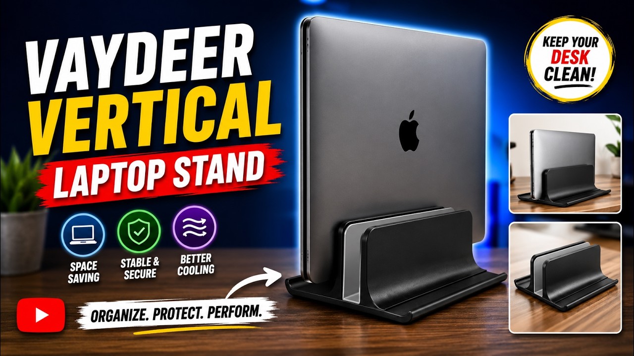 aydeer Dual Slot Laptop Stand Unboxing | Better Desk Organization