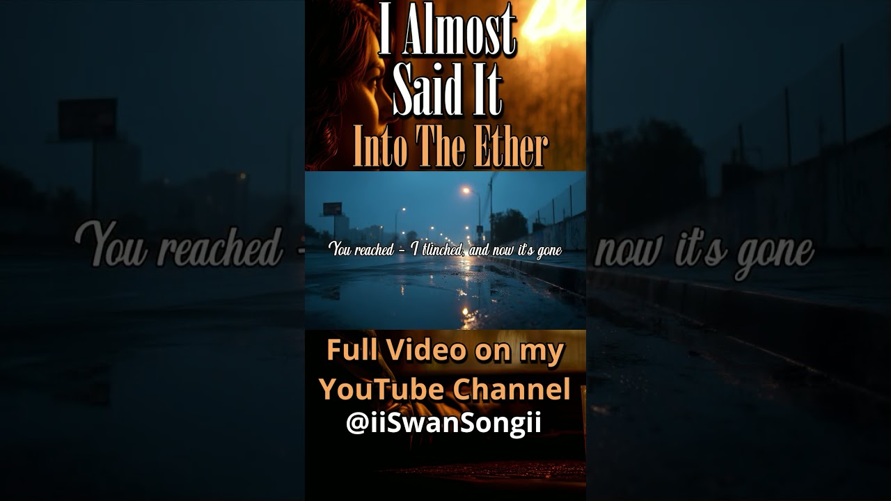Into The Ether &ndash; I Almost Said It (Official Music Video) | Alternative Soul Rock | Intimate & Raw