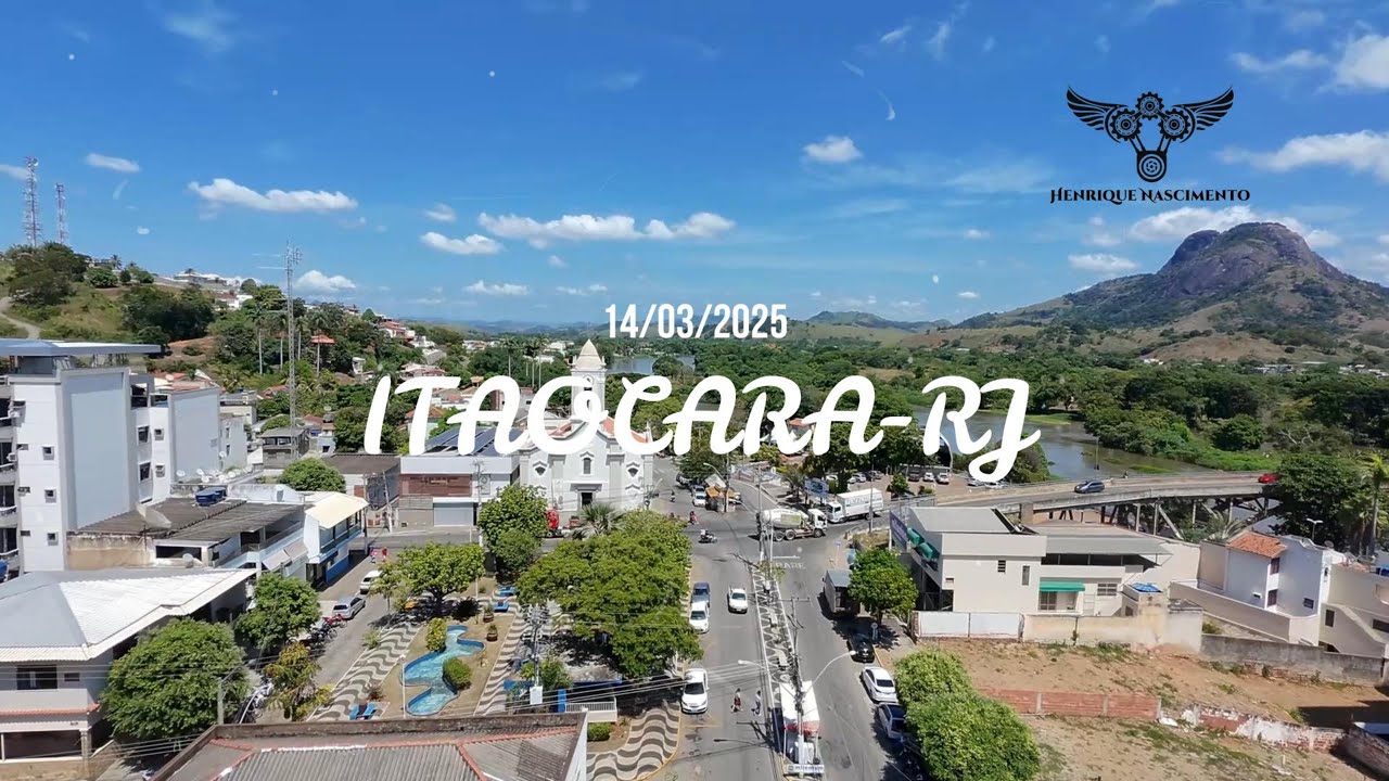 🚁🔥**ITAOCARA-RJ COMO VOCÊ NUNCA VIU! DRONE DJI NEO NA PRAÇA,  PONTE, RIO PARAIBA + MUITA EMOÇÃO!💥**