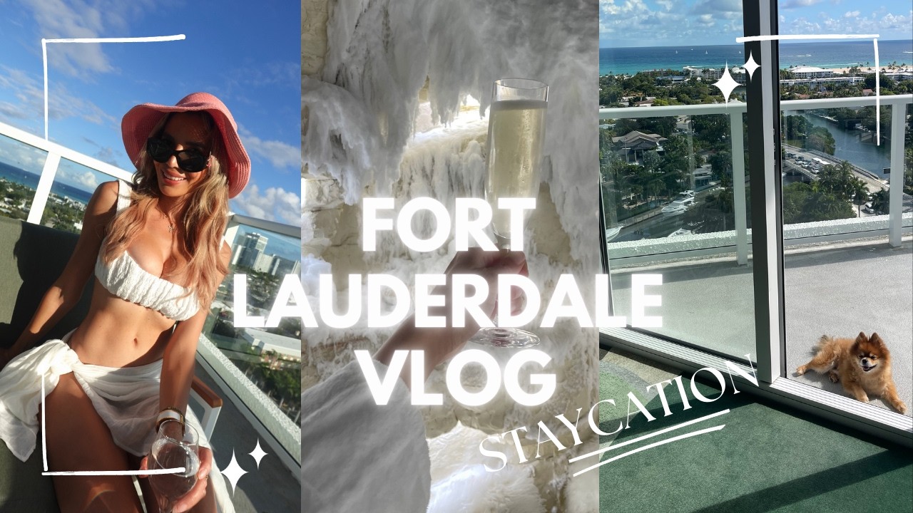 Ft Lauderdale Solo Staycation with unique snow experience in the spa! ❄️🌴 😍
