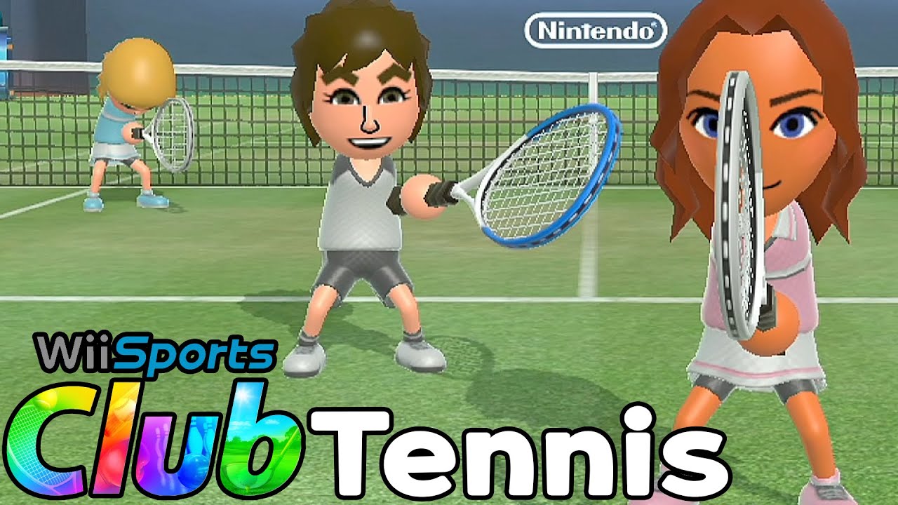 I'm going pro in every Wii Sports Club Sport - Tennis (Skill Level 0 - Proclass) part 1 of 3
