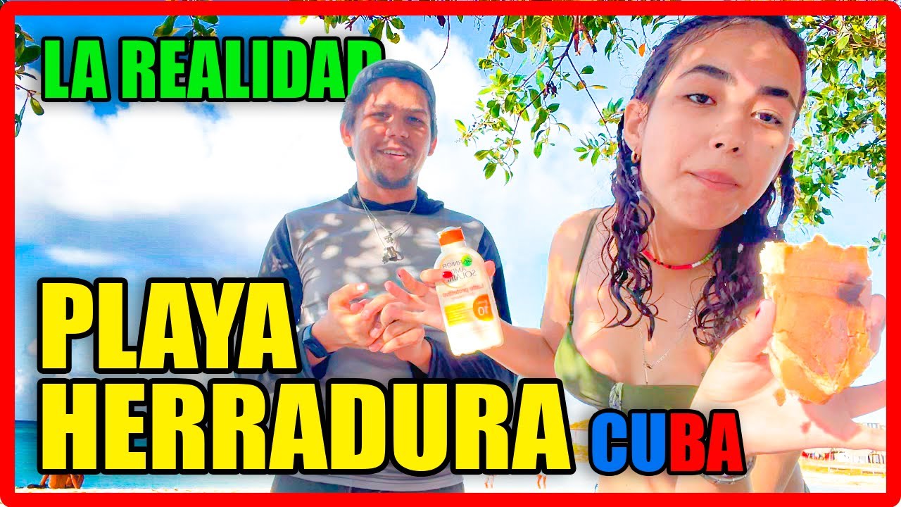 LA REALIDAD DE LAS PLAYAS EN CUBA !!! PLAYA LA HERRADURA EN CUBA, CUBANOS PASAN UN DÍA