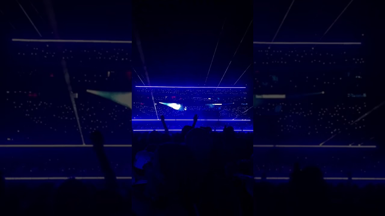 The boy Bad Bunny on stage 