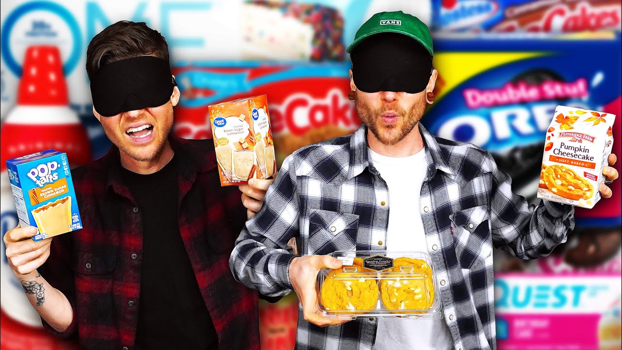 THE ULTIMATE BLIND TASTE TEST! | Who Does It Best? | Oreo, Pop-Tarts, Hostess & more