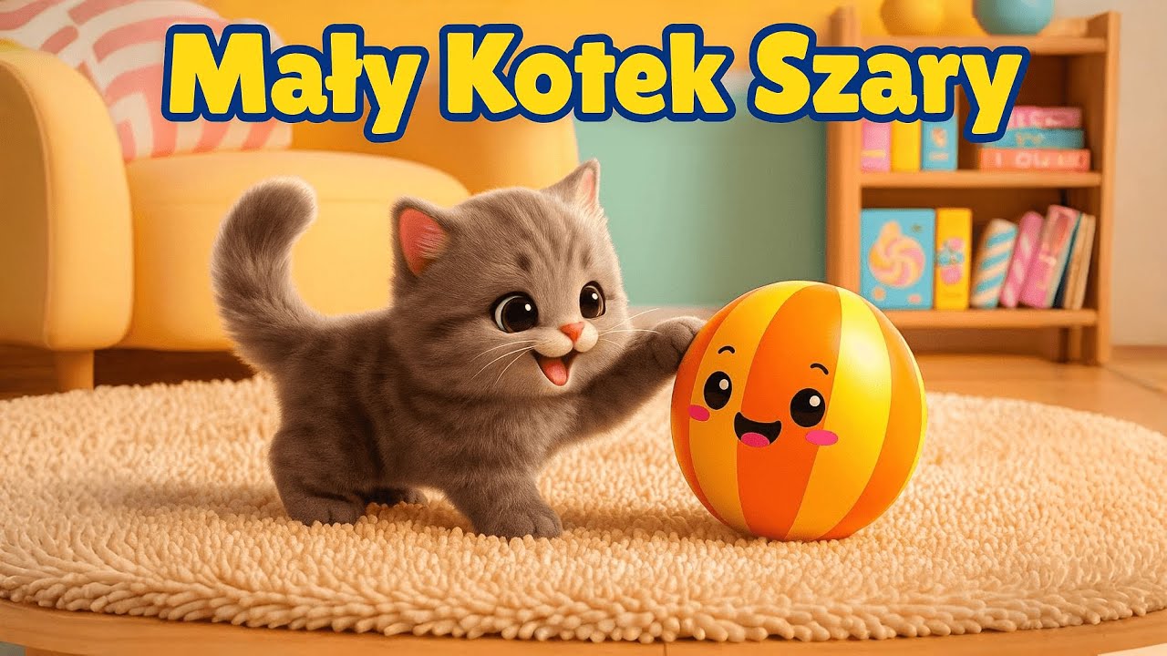 MAŁY KOTEK SZARY - Bajkowe Przeboje - Piosenki dla dzieci