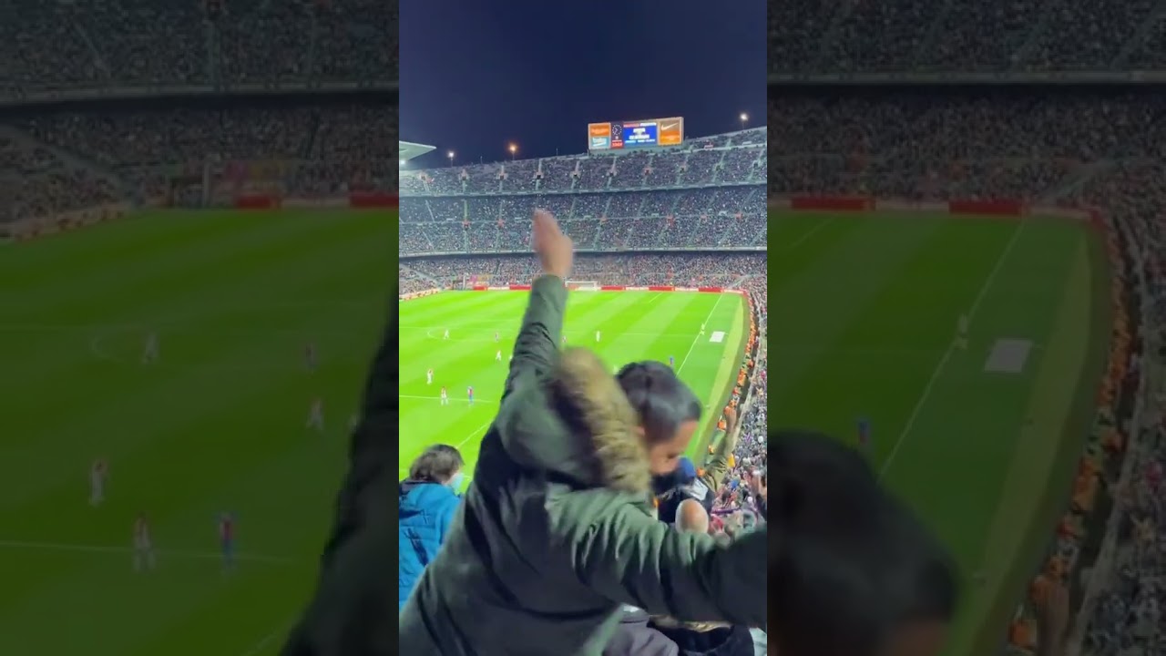 Barcelona fans  reaction to Pedri Nutmeg #barca #Pedri