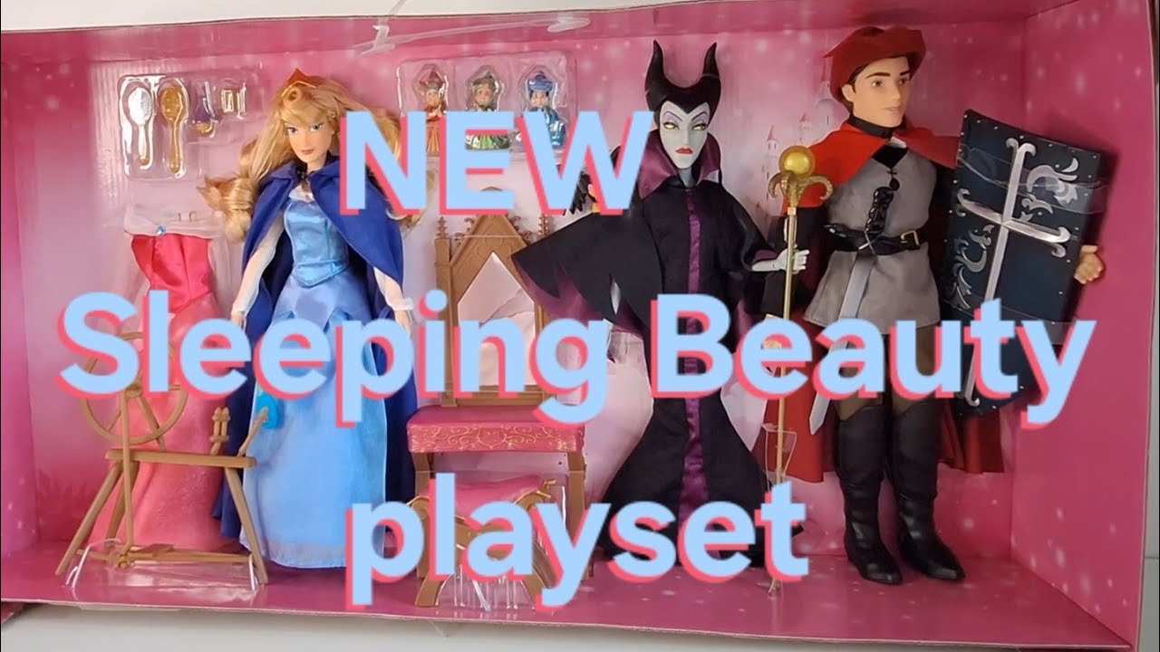 Doll Review: NEW Sleeping Beauty Playset with Disney Dolls (including ARTICULATED Prince Philip)