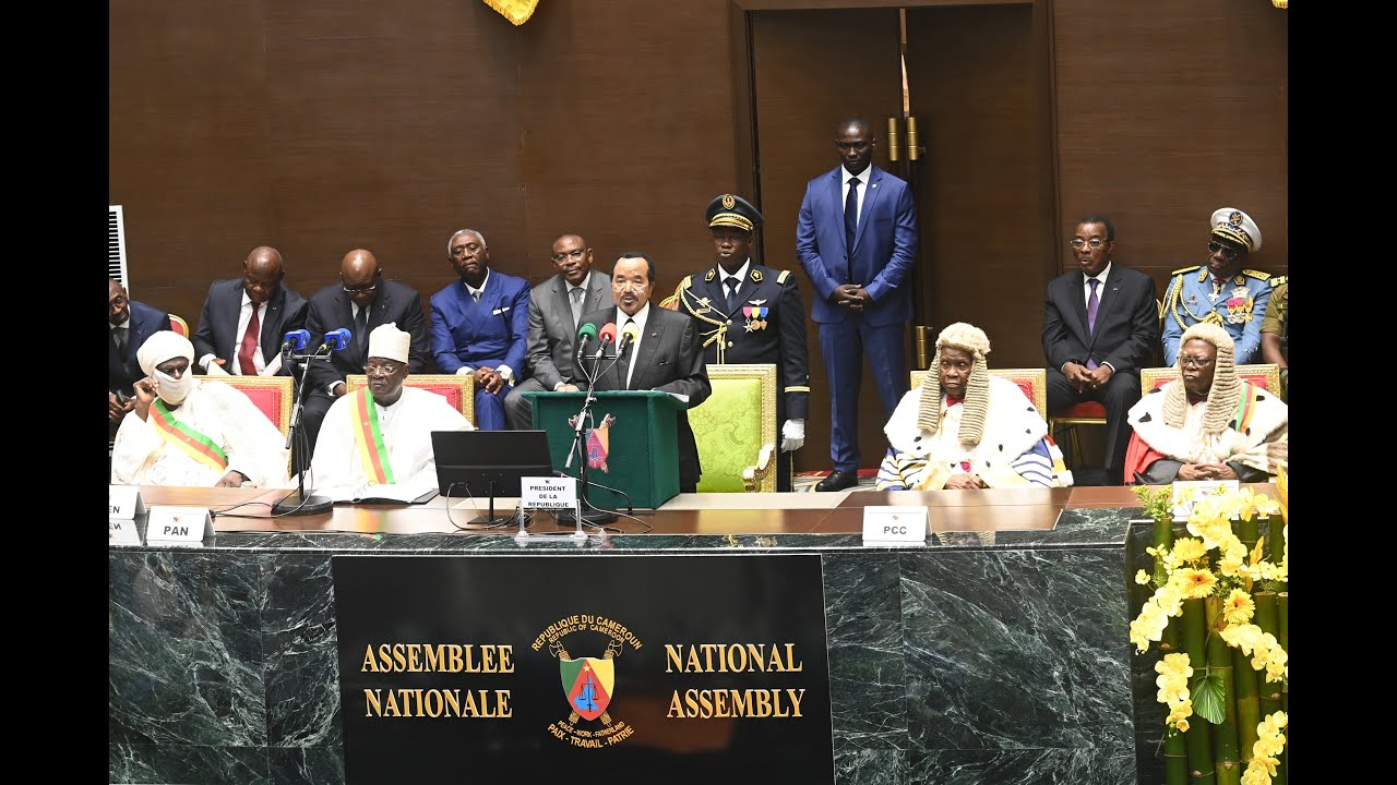 CÉRÉMONIE DE PRESTATION DE SERMENT DU PRÉSIDENT DE LA RÉPUBLIQUE PAUL BIYA DU JEUDI 06 NOVEMBRE...