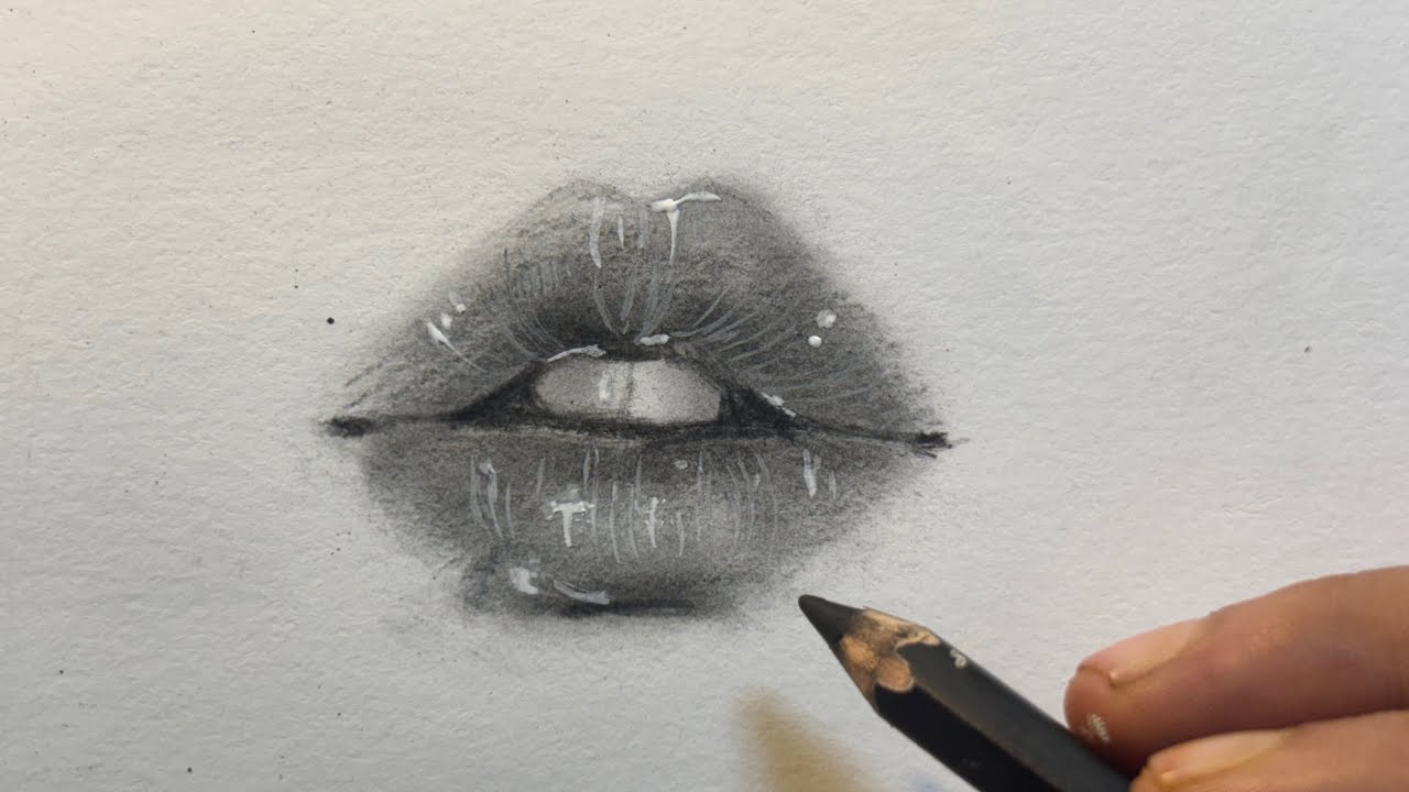 How to Draw Realistic Lips Step by Step | Easy Lip Drawing Tutorial for Beginners