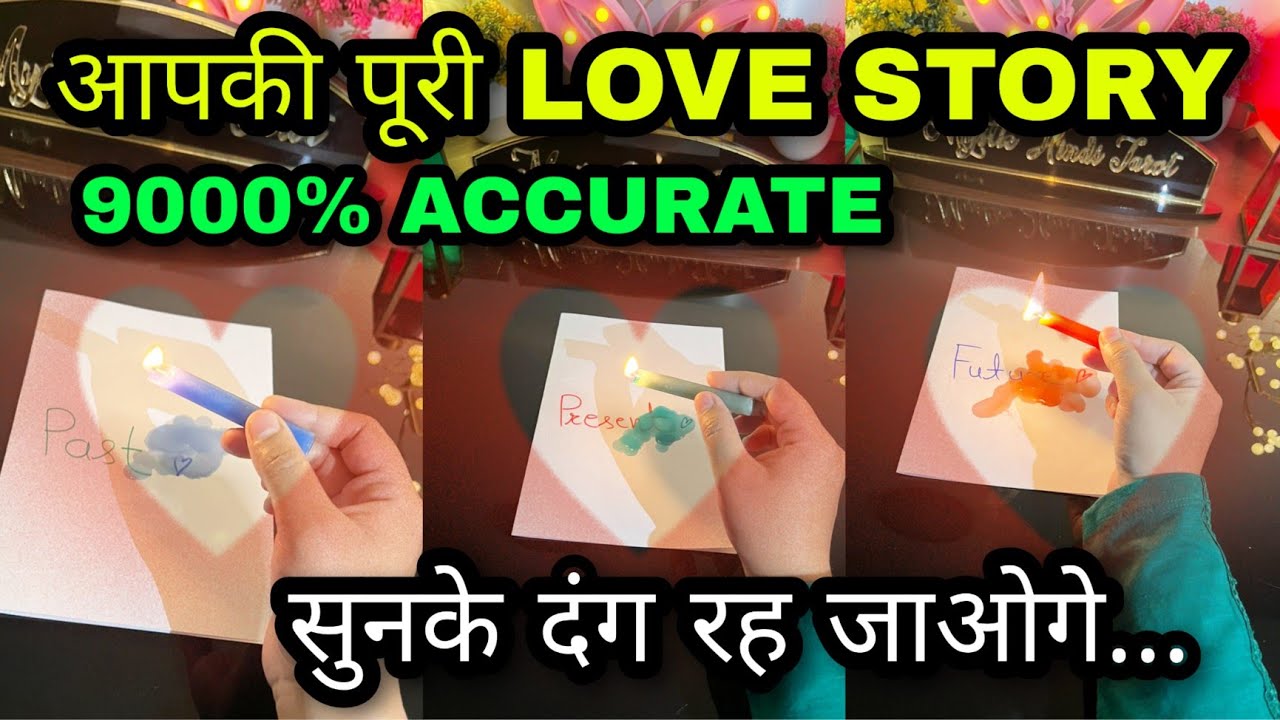 🕯PAST, PRESENT, FUTURE- UNKI CURRENT TRUE FEELINGS- HIS TRUE FEELINGS CANDLE WAX HINDI TAROT READING