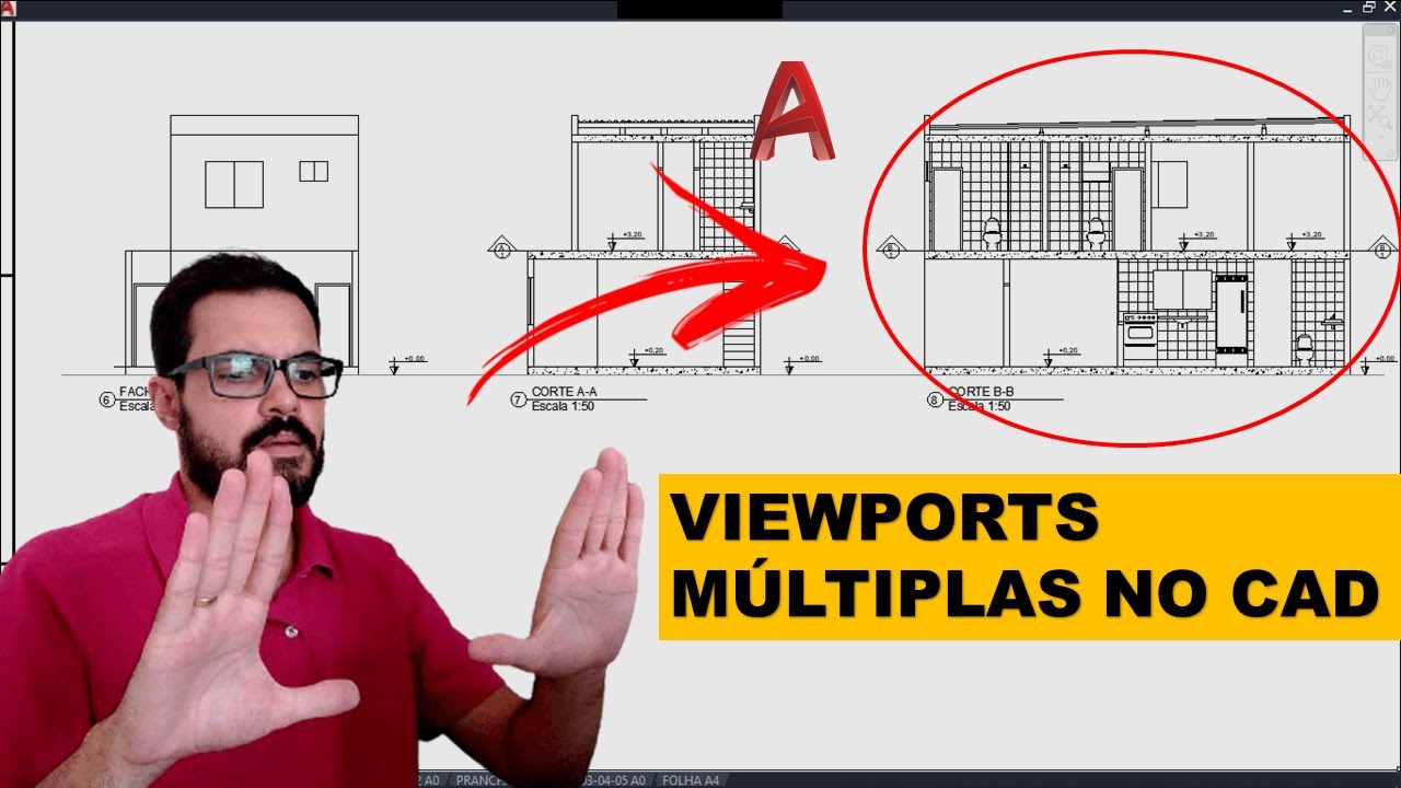 Como usar Viewports Múltiplas para plotar no Autocad 2020, 2021 e 2022