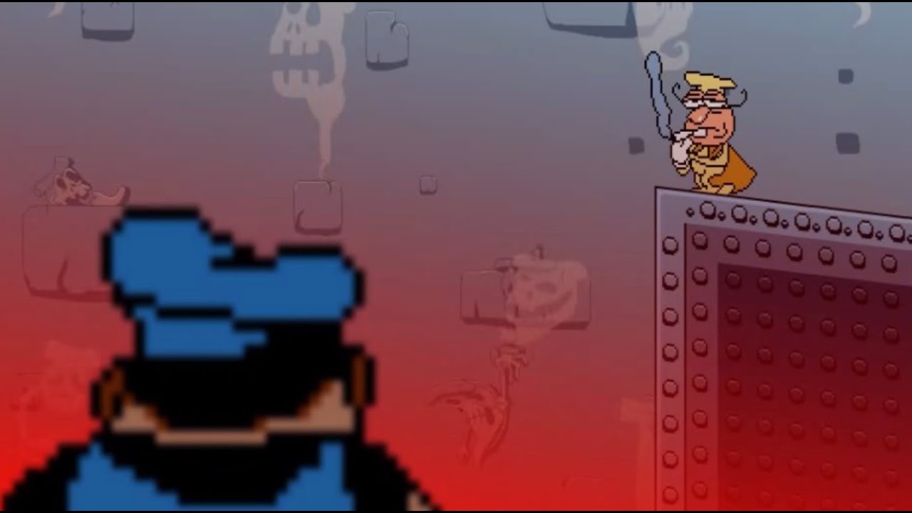 New level : Bloodsauce Eruption + Cutscene _ Sonic mania Pizza Tower edition WIP