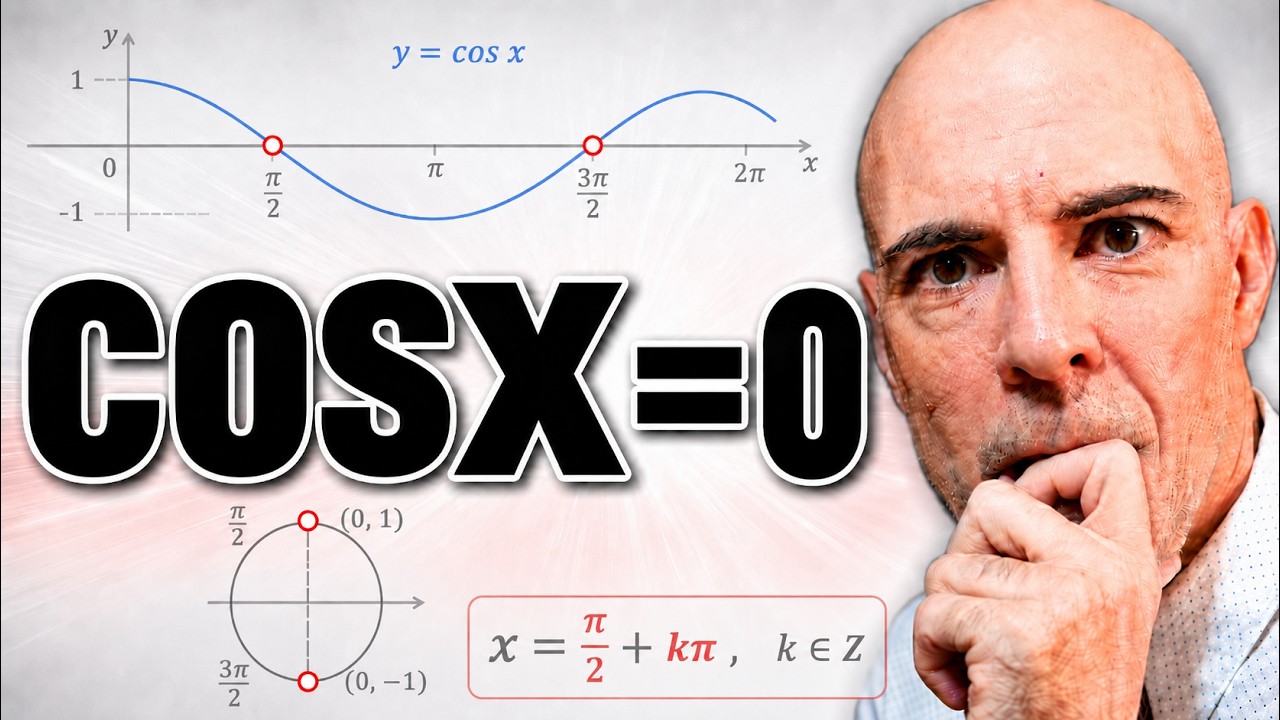 ECUACIÓN TRIGONOMÉTRICA cosx=0