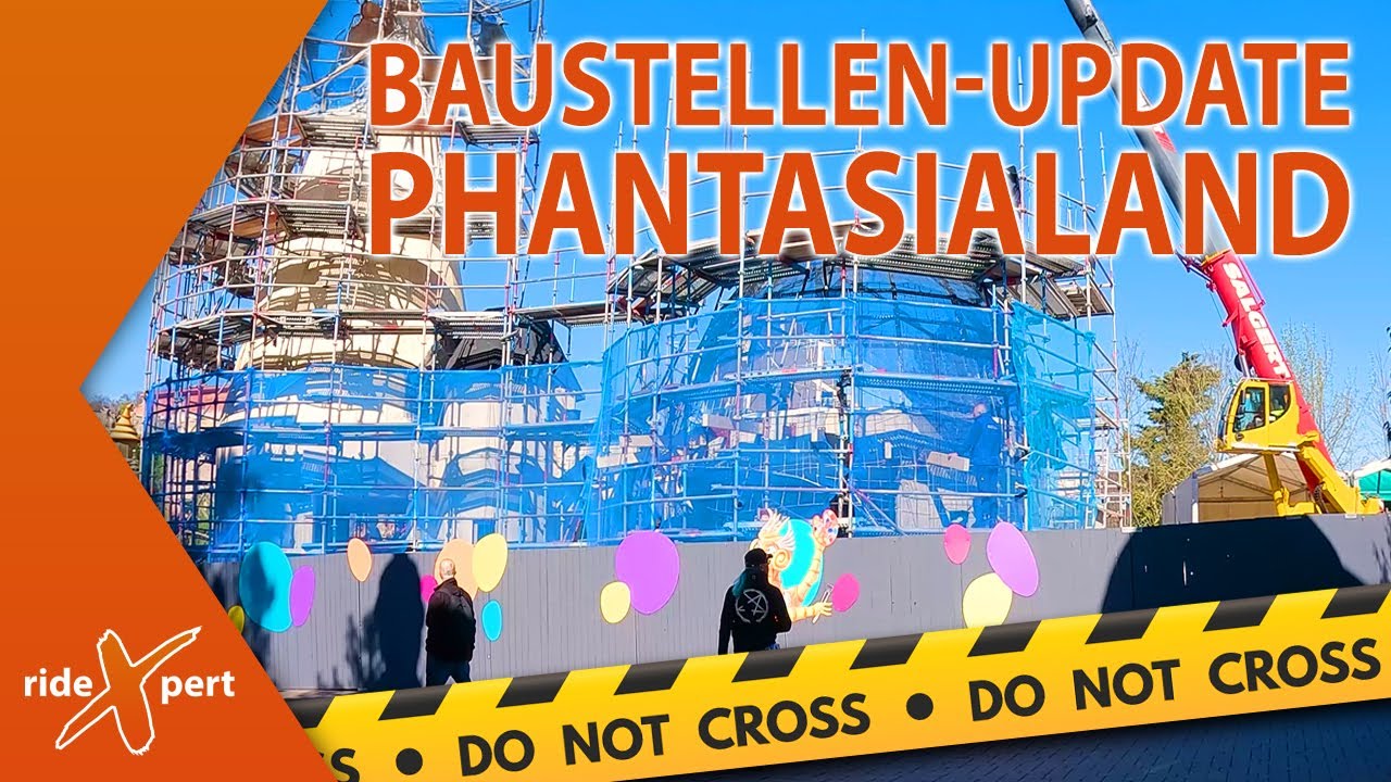 Baustellen-Update Themenbereich Fantasy 2025 | Phantasialand | by RideXpert in 4K