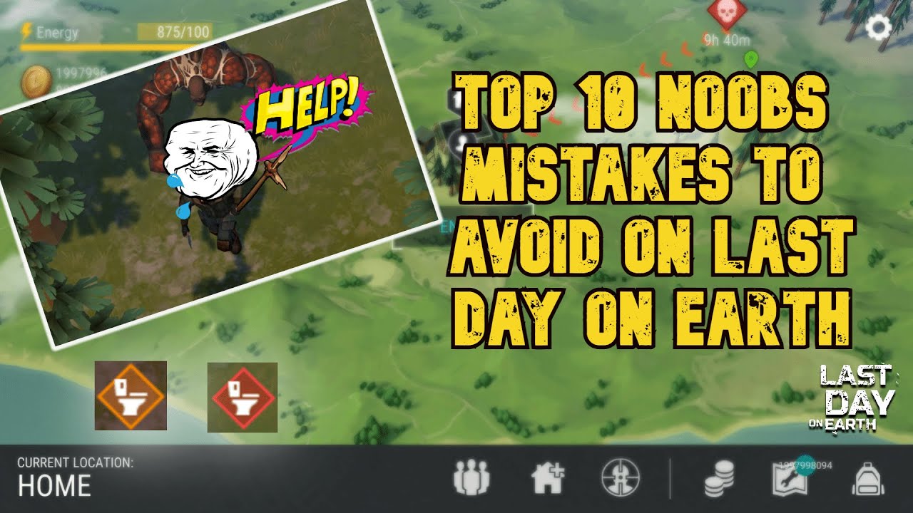 TOP 10 NOOB MISTAKES  TO AVOID ! (Pro Guide)  Last Day on Earth: Survival