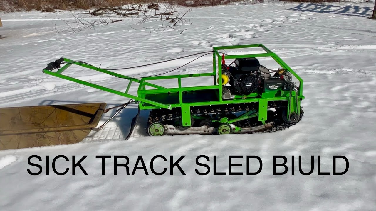 Sick track sled biuld  #snowdog #tracksled #adventure #explore #fun #outdoors #diy #snow #custom