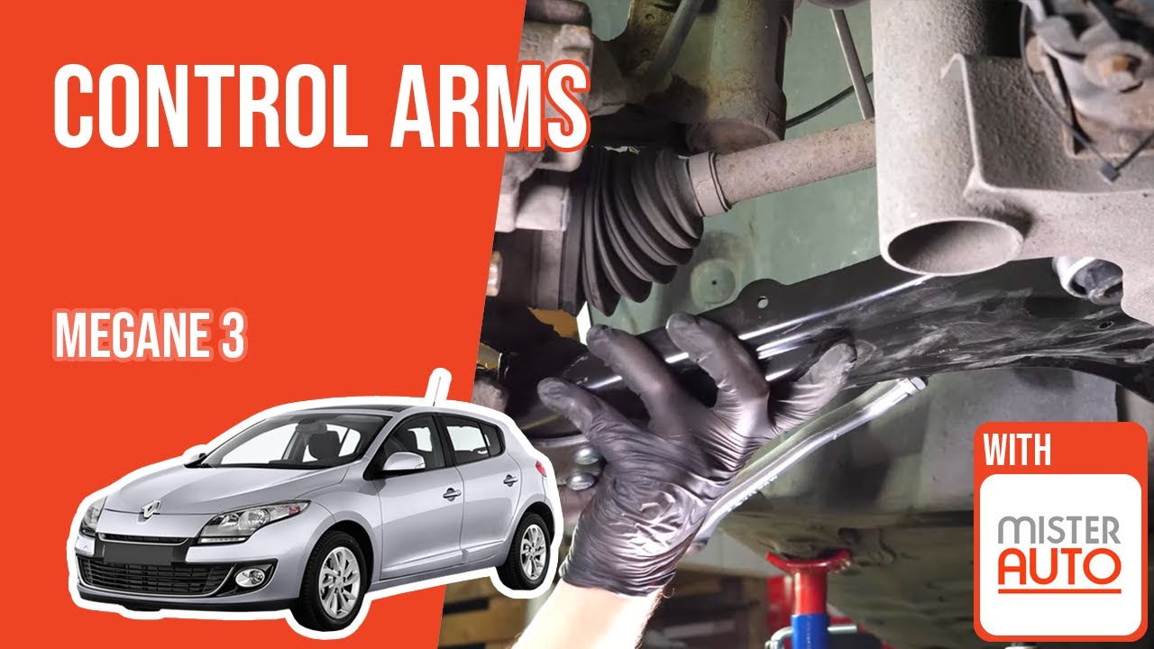 How to replace the control arms Megane mk3 🚗