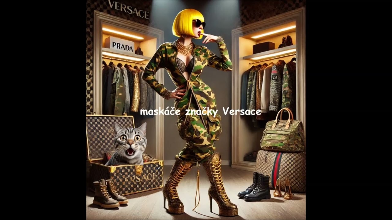 Mask&aacute;če značky Versace