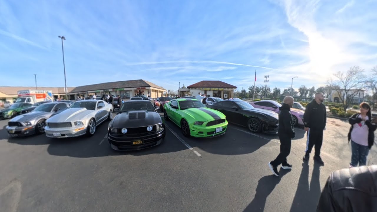 'Fries & Cars' Car Show with Empire Mustangs Car Club in Sacramento CA