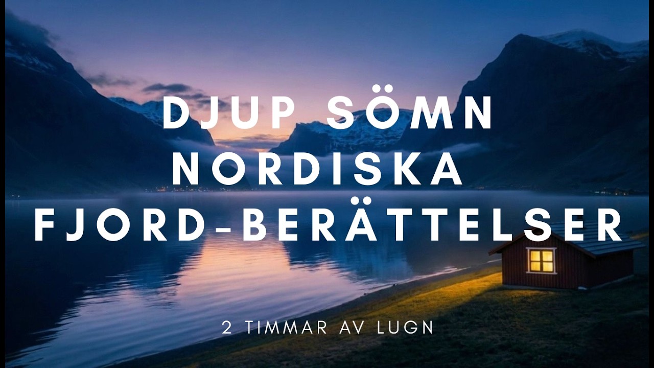 Djupa Fjorddrömmar: Nordiska Berättelser för Djup Sömn (Svenskt Tal)