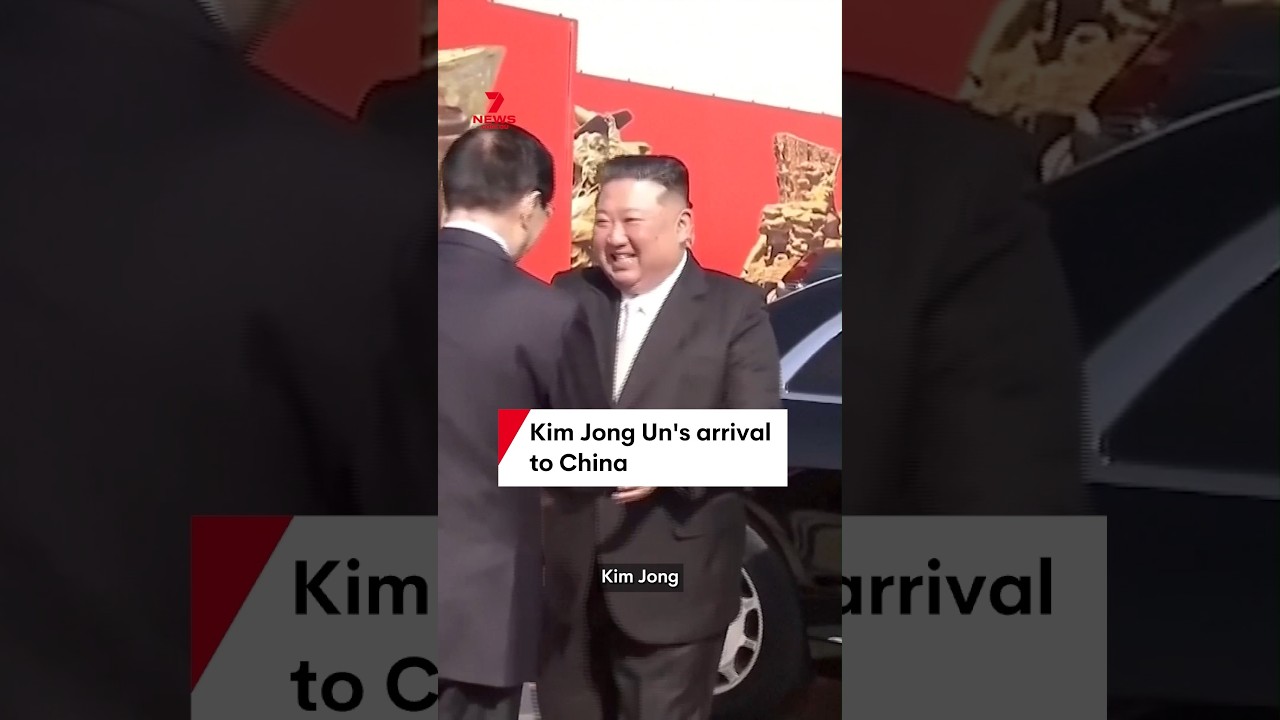 Kim Jong Un's arrival to China