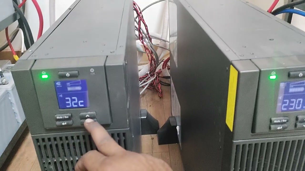 Apc ups SRV20KUXI-IN in parallel condition #apc #electrical #schneider #battery #amaronbattery 