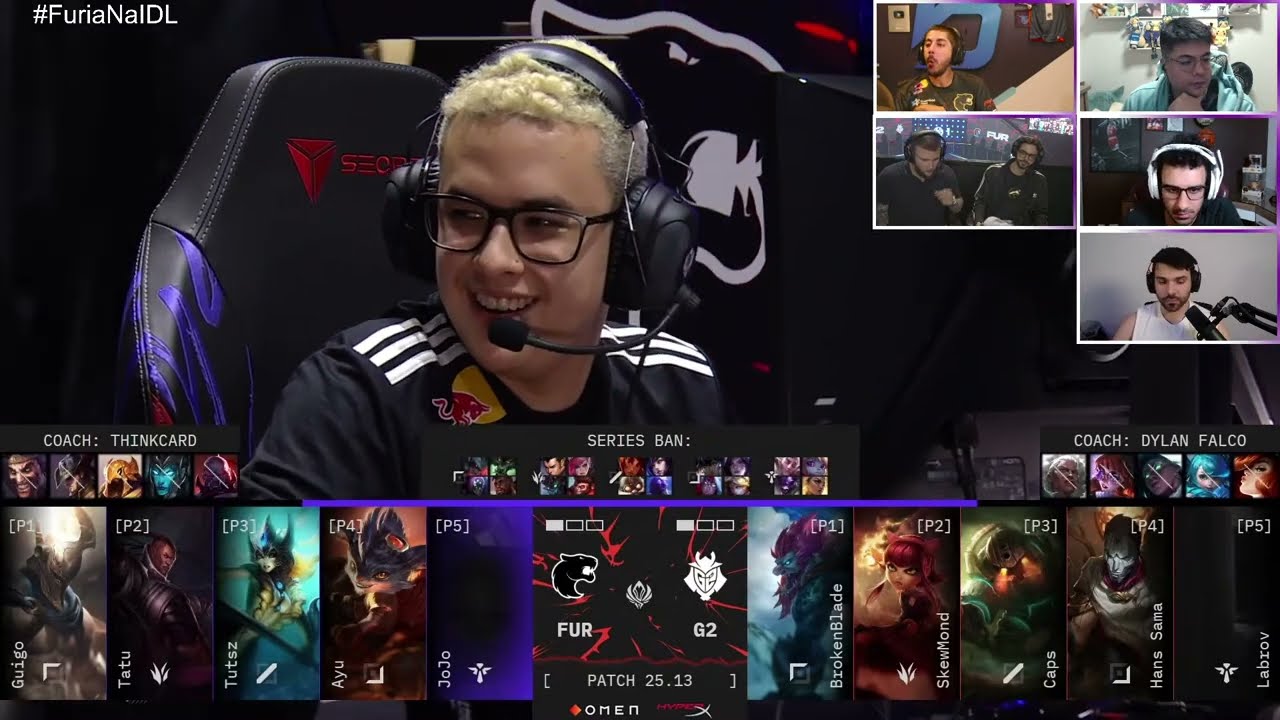 FURIA x G2 | Jogo 3 - MD5 | Play-in - MSI 2025 | Ilha das Lendas