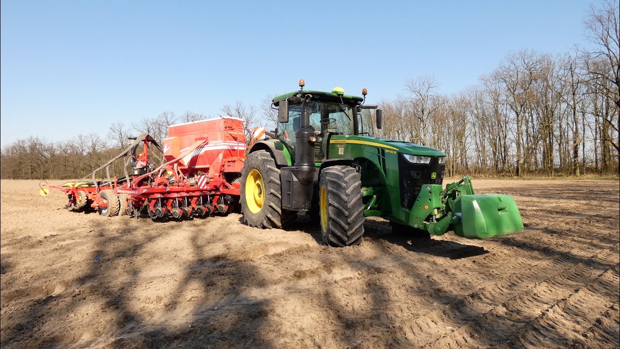 NOWY NABYTEK ✩ John Deere 8400R ✩ Pasowy Siew Burak&oacute;w  ✩ Czajkowski ✩ V&auml;derstad ✩ HR Sob&oacute;tka
