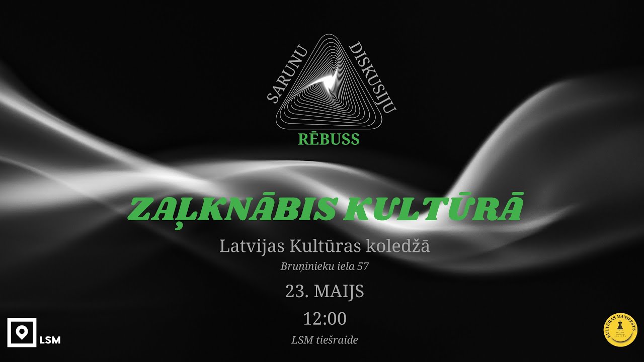 Sarunu un diskusiju “Rēbuss” - “Zaļknābis Kultūrā”