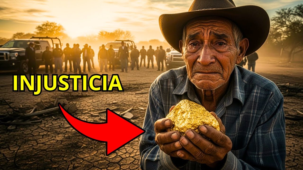 Un granjero pobre halló oro raro en su corral abandonado; 40 hombres llegaron y se lo llevaron todo