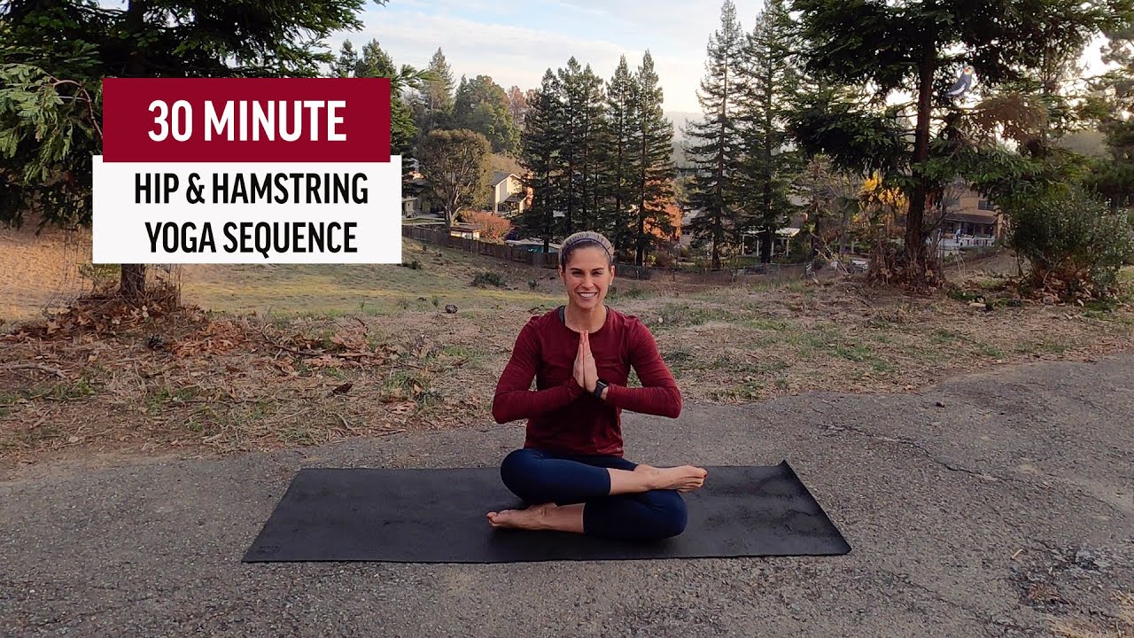 30 Minute Hip and Hamstring Yoga Sequence // Open Heart & Mind