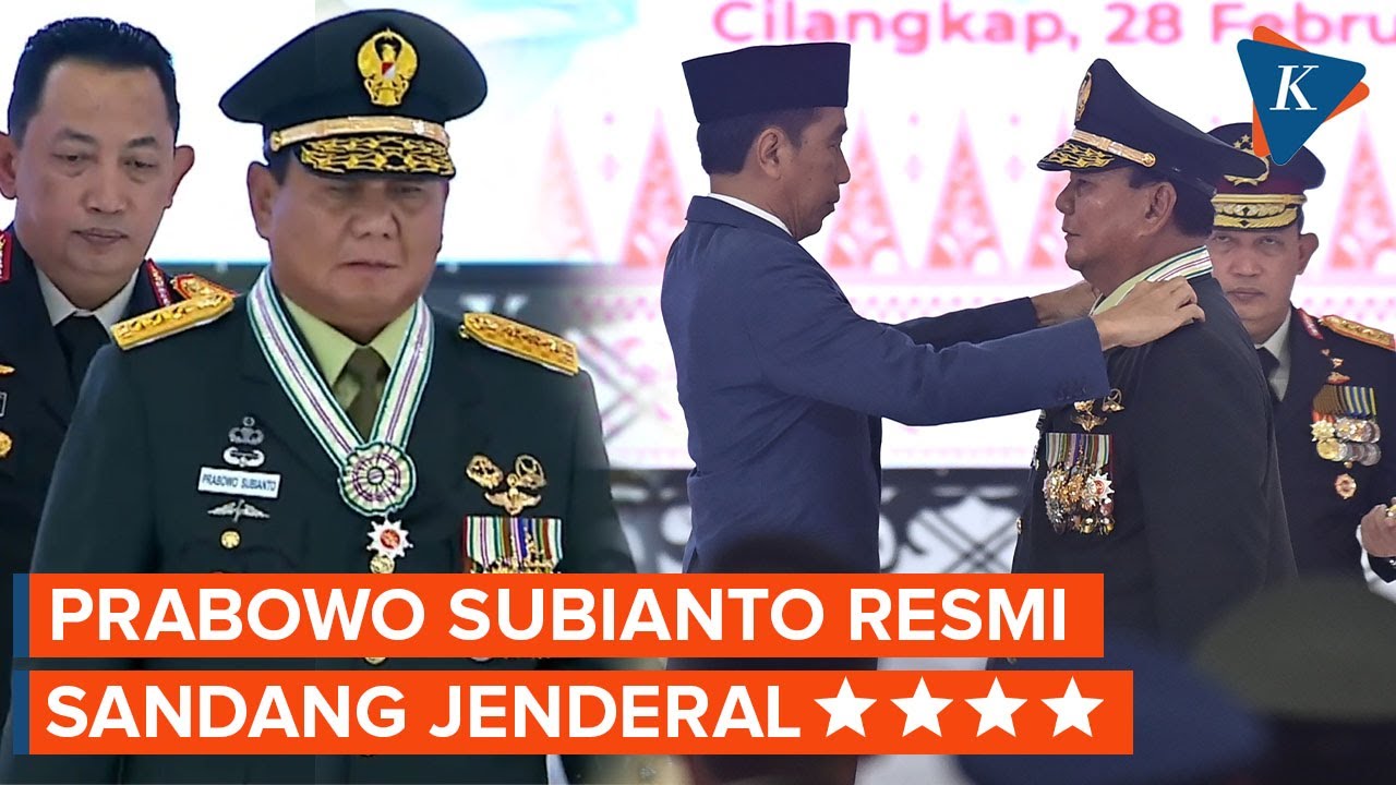 Prabowo Berseragam TNI Lengkap! Berpangkat Jenderal Bintang 4