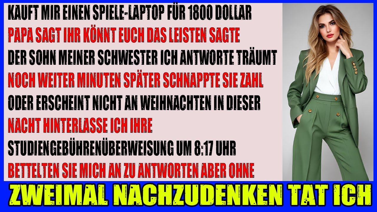 Kauf mir einen 1.800 $ Gaming Laptop, Papa sagt, du kannst es dir leisten  meine Antwort