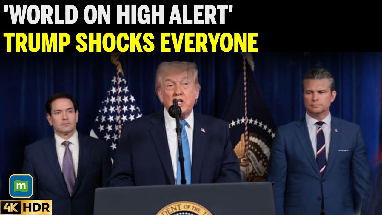 Donald Trump Speech: Trump's Shocking War Declaration Amid Middle East Tension | Trump News