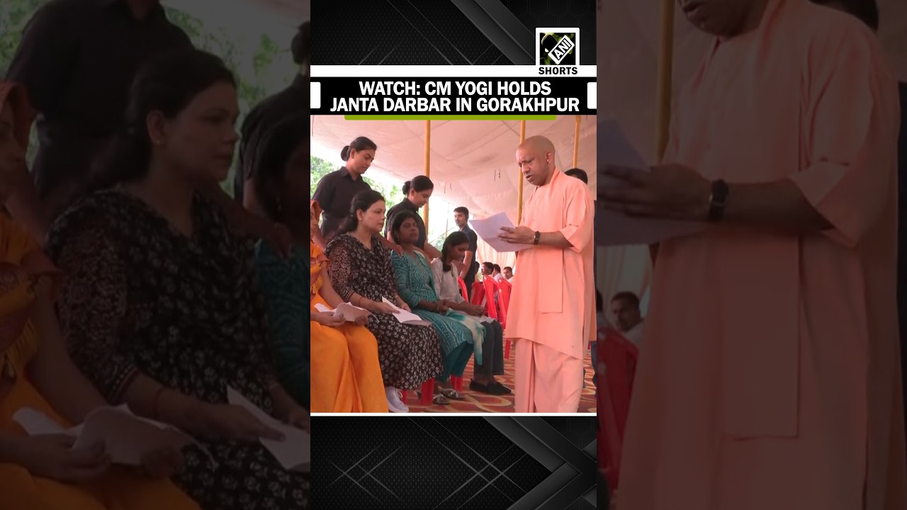 UP CM Yogi Adityanath holds Janta Darbar in Gorakhpur