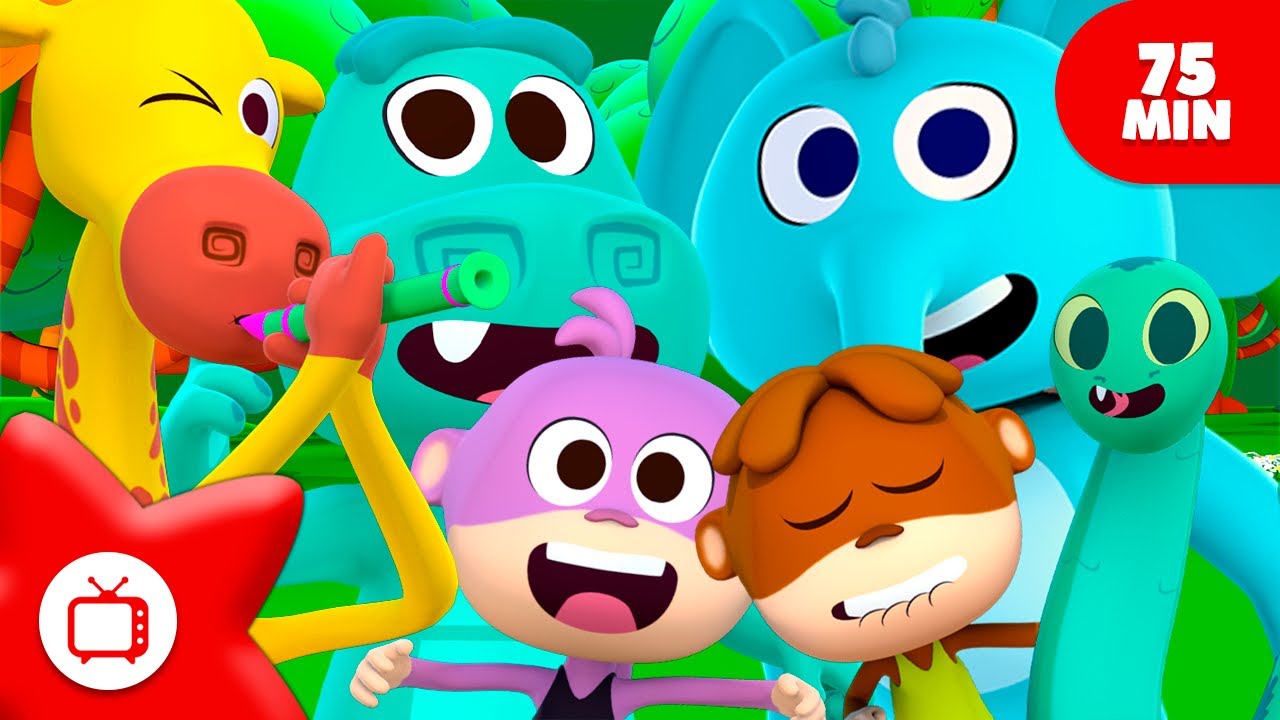 ¡Canta y Baila con las Canciones Más Divertidas del Zoo! 🐒🎶 | Canciones del Zoo - El Reino Infantil