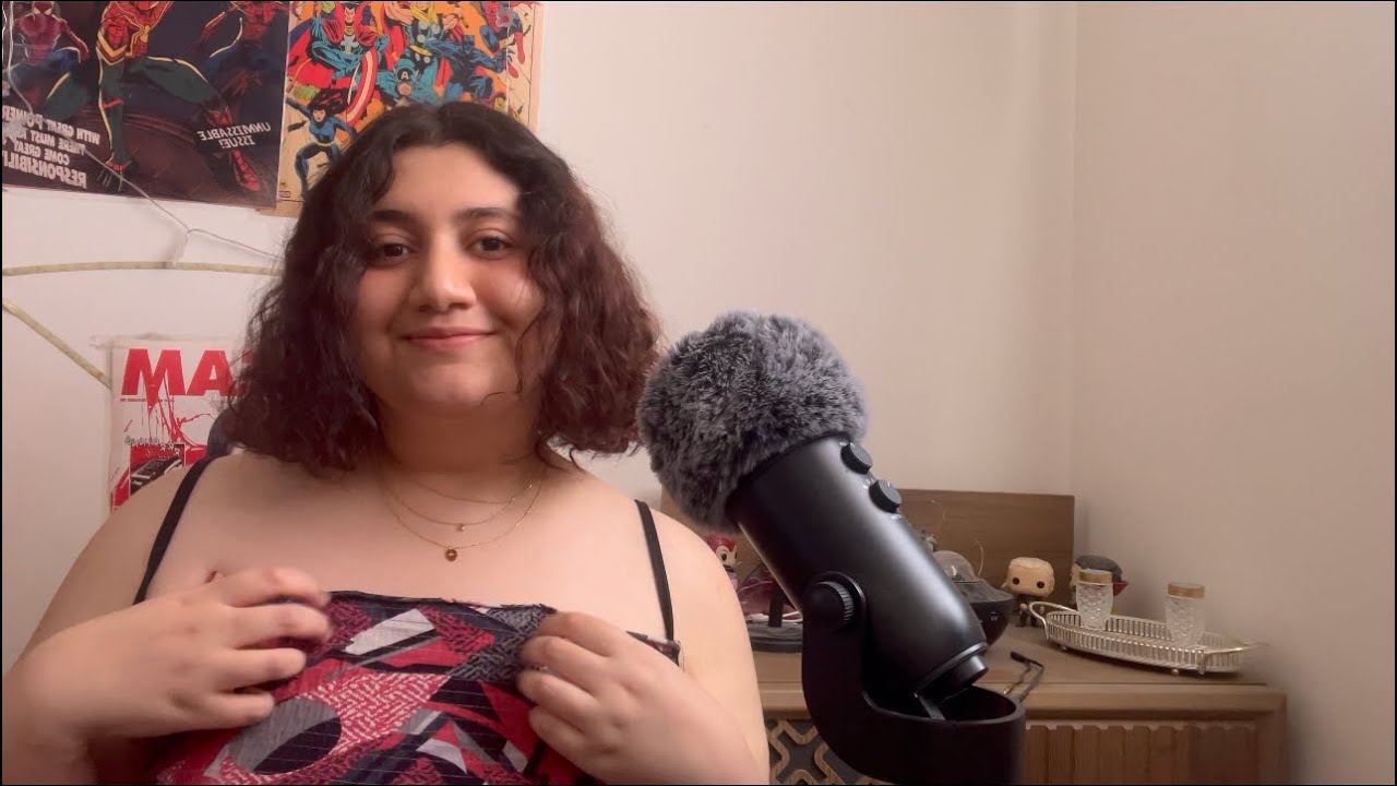 ASMR Shirt Scratching, Hand Movements, Hand Sounds, Mouth Sounds 🌸