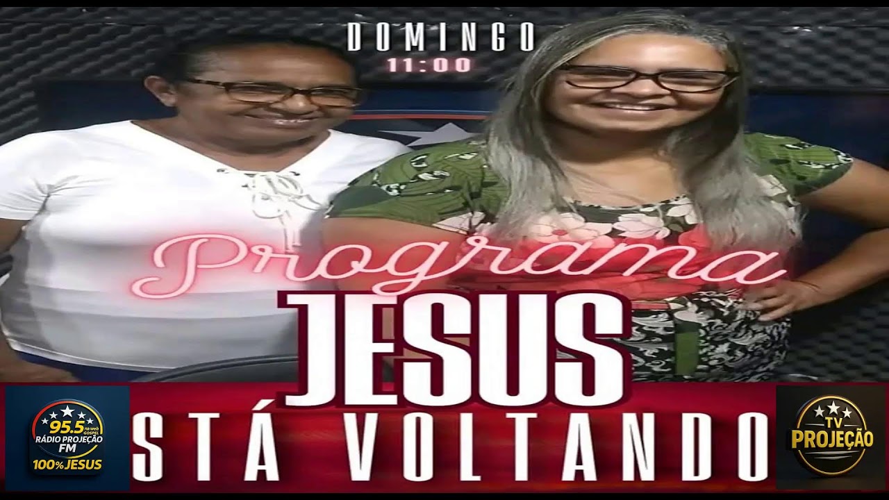 Transmissão ao vivo Projeção na web Deus é fiel 26 Anos 100% jesus 08 02 2026