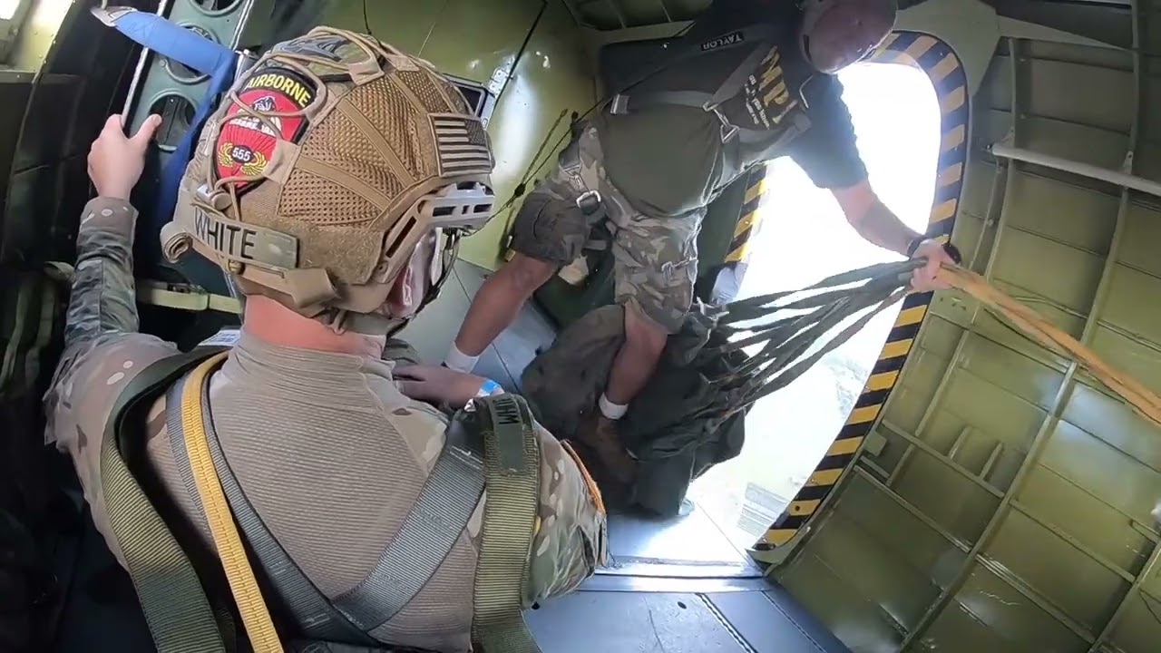 Ray Orien  C-47 Static Line Jump at X 35, Oct 17, 2025