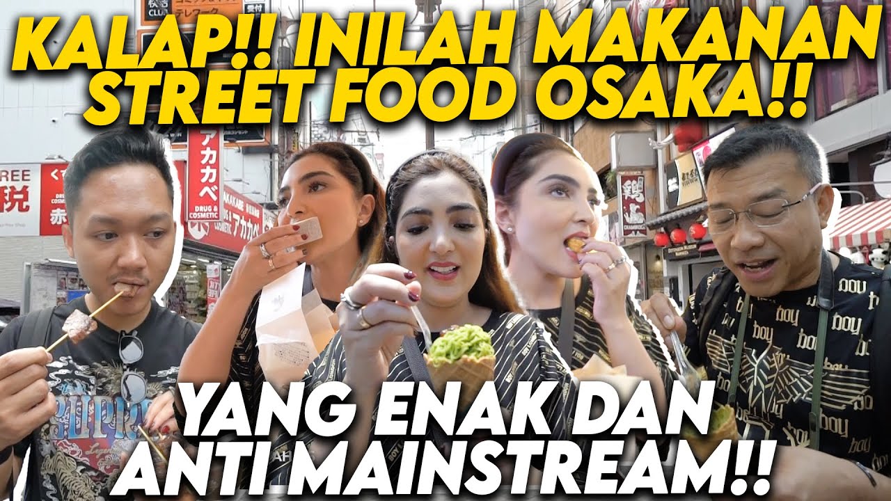SAMPAI OSAKA, ASHANTY ANANG NYOBAIN SEMUA MAKANAN YANG LAGI VIRAL!!